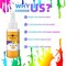Tie Dye Kit for Kids and Adults - 18 Colors 80ML Pre-Filled Bottles Permanent Non-Toxic Tye Dye Kits for Clothing T-Shirt Fabric Textile Craft Party Handmade Project(Just Add Water)
